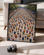 Marathon Crowd Poster