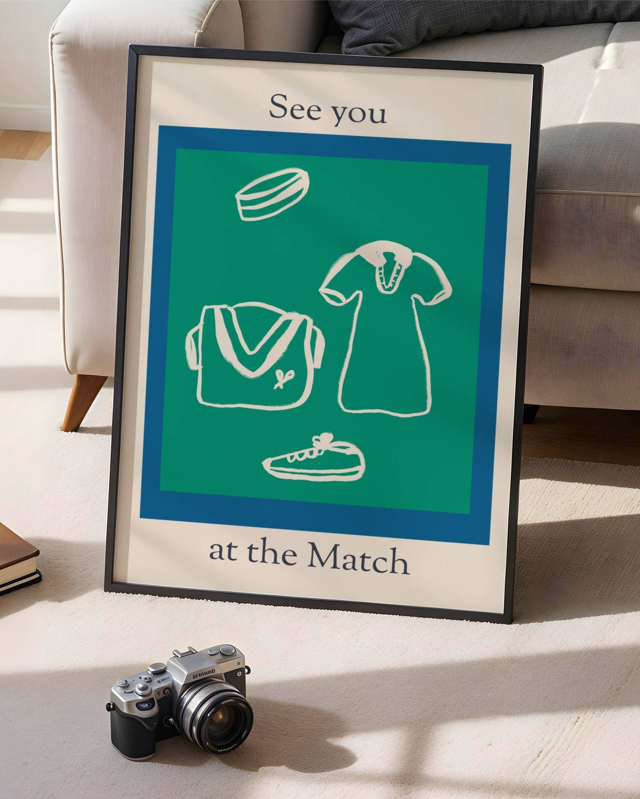 See You At The Match Poster