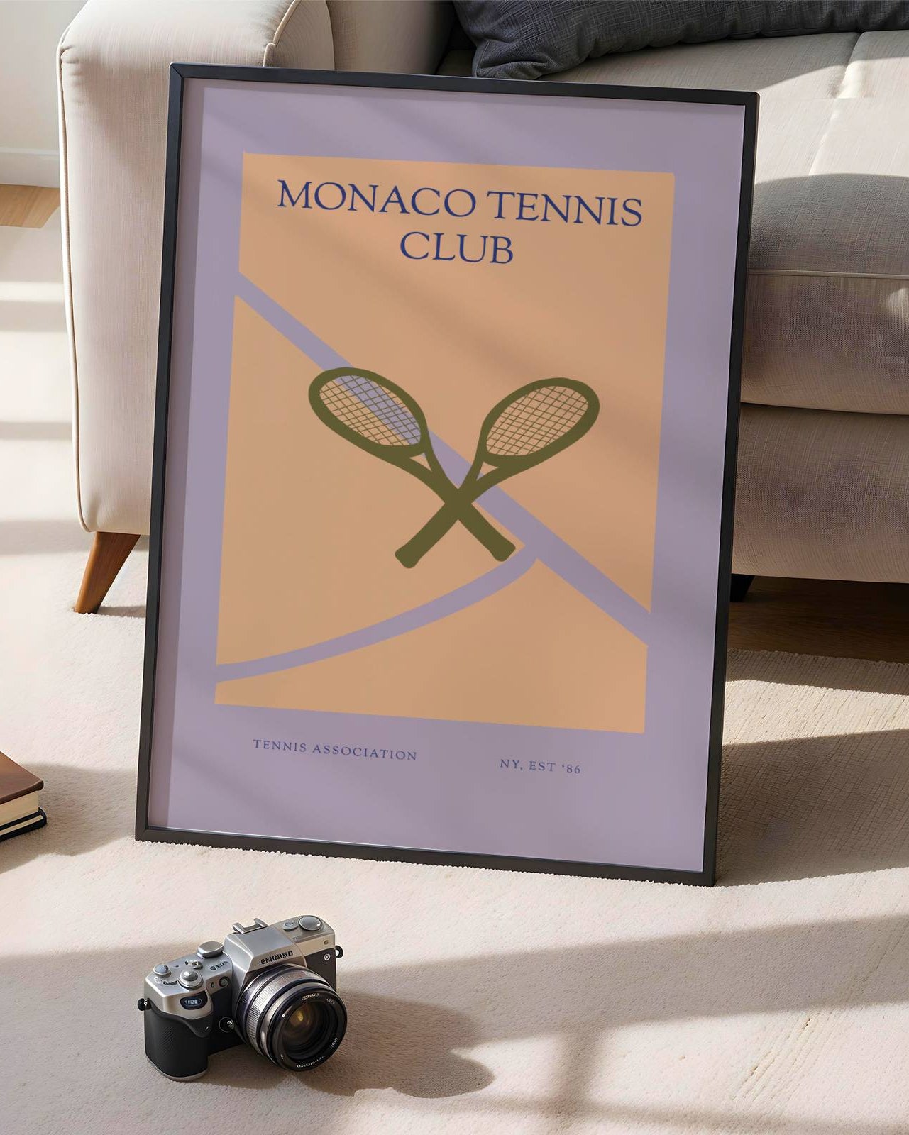Monaco Tennis Club Poster