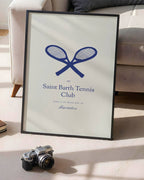 Saint Barth Tennis Club Poster