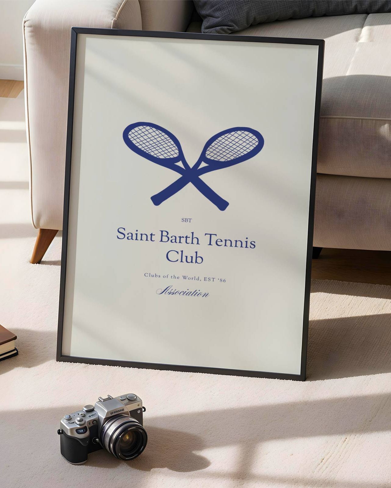 Saint Barth Tennis Club Poster