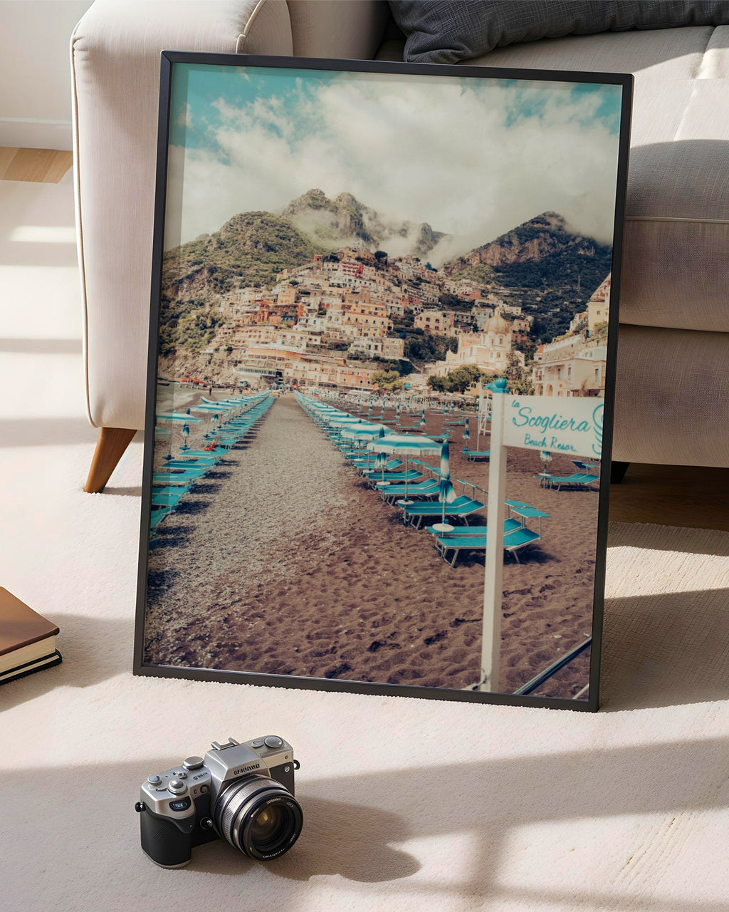 Positano Beach No.2 Poster