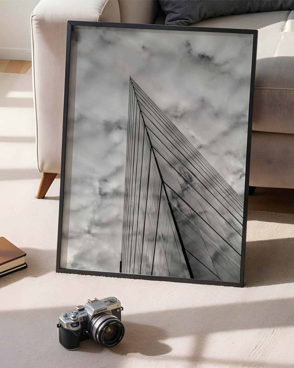 Siyah Beyaz Mimari No.10 Poster
