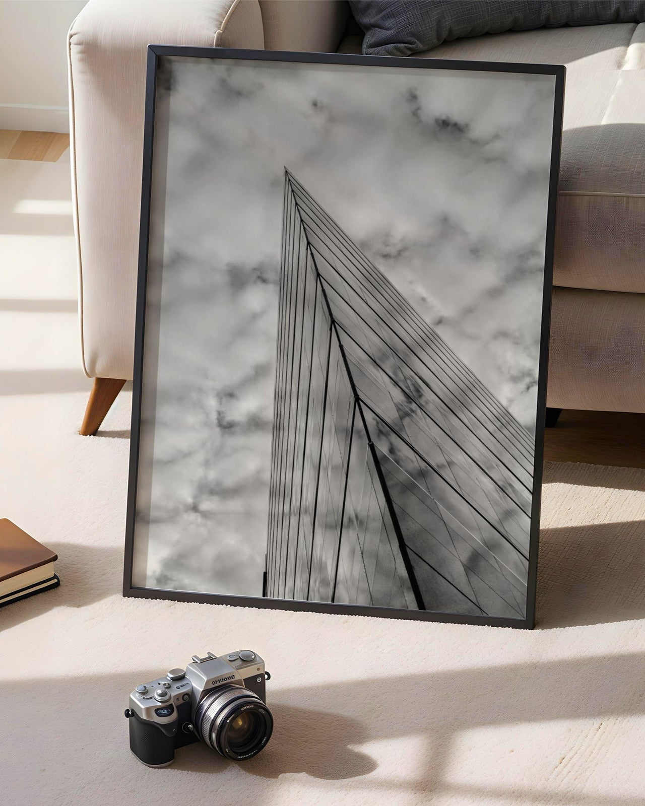 Siyah Beyaz Mimari No.10 Poster