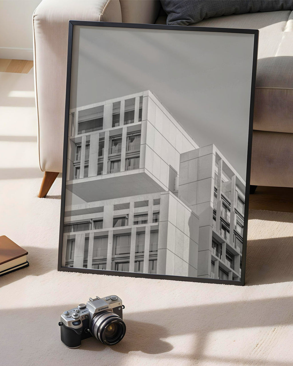 Siyah Beyaz Mimari No.12 Poster