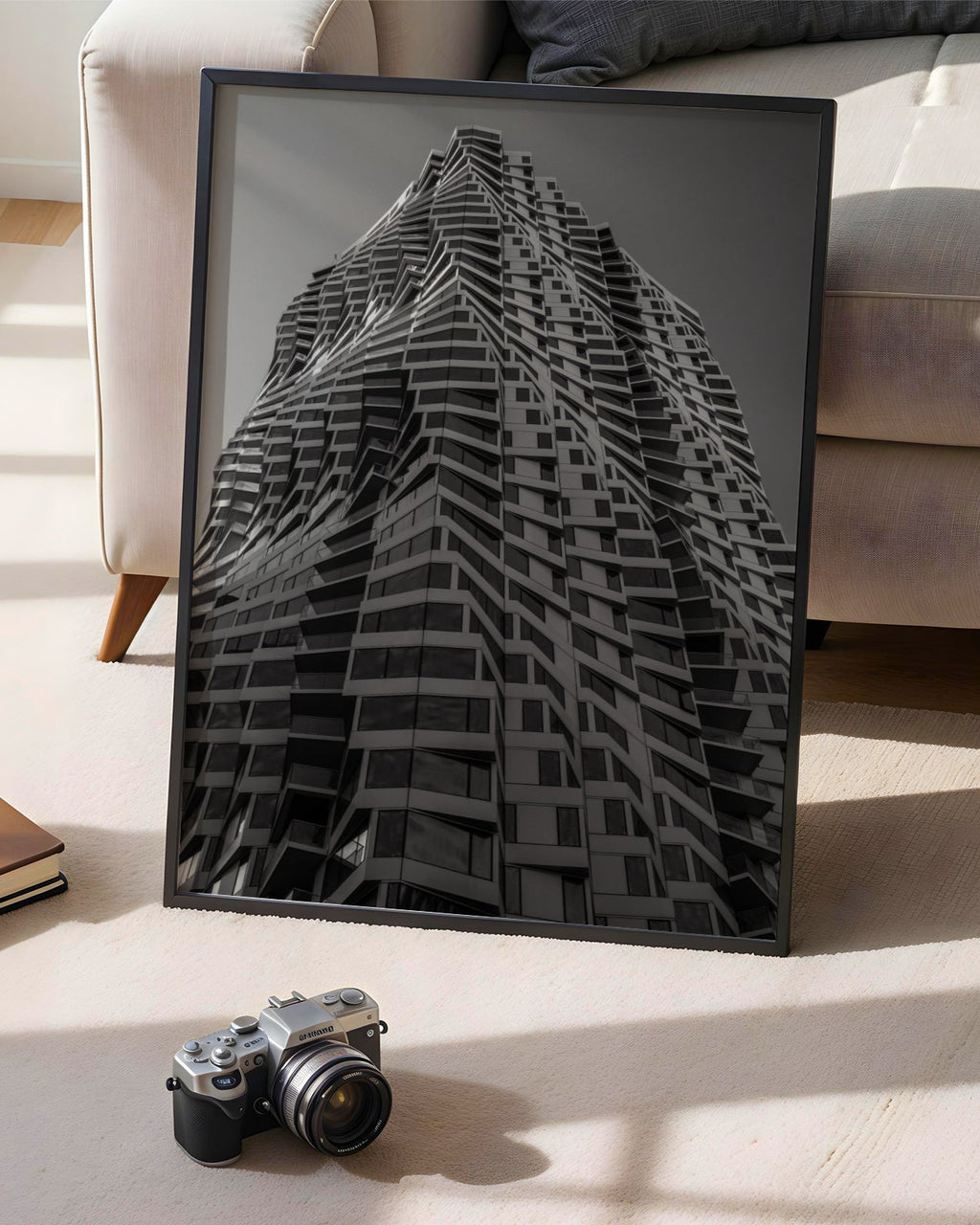 Siyah Beyaz Mimari No.13 Poster