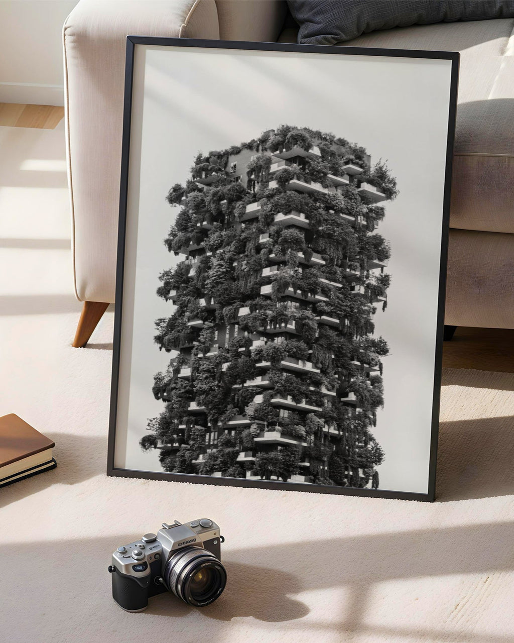 Siyah Beyaz Mimari No.14 Poster