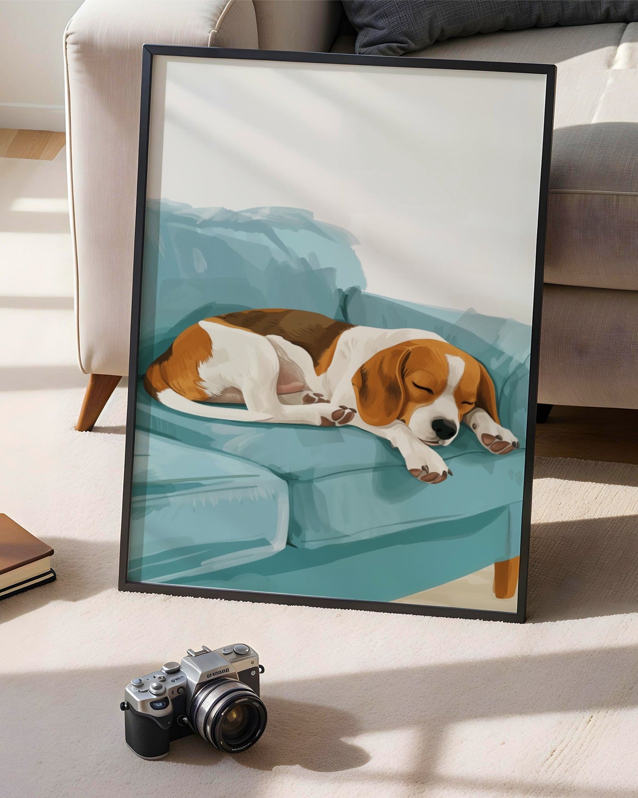 Sleepy Dog Poster