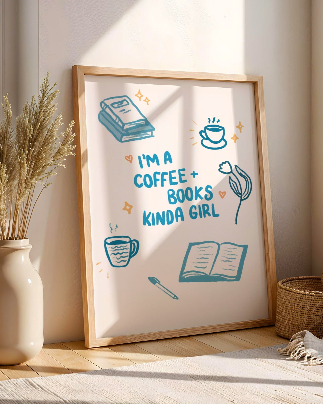 Coffee & Books Kinda Girl No.2 Poster