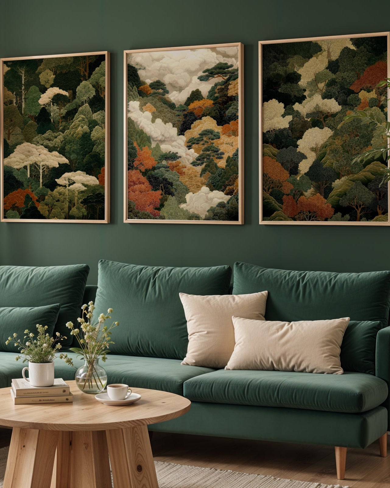 Japon Sanatı 3'lü Poster Seti