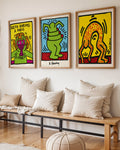 Keith Haring 3'lü Poster Seti
