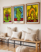 Keith Haring 3'lü Poster Seti