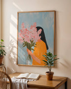 Baharı Taşıyan Kadın Poster