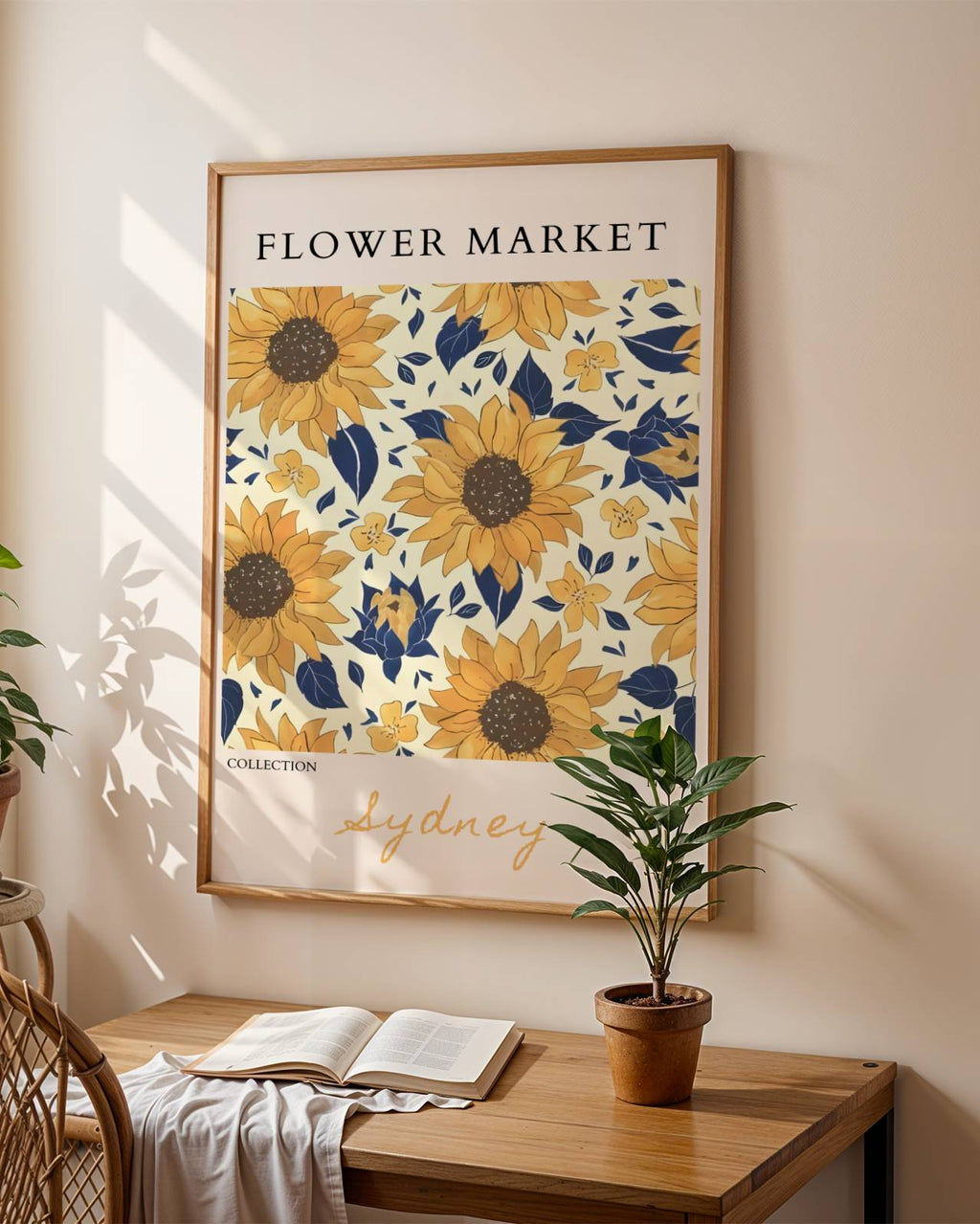 Flower Market Sydney Poster