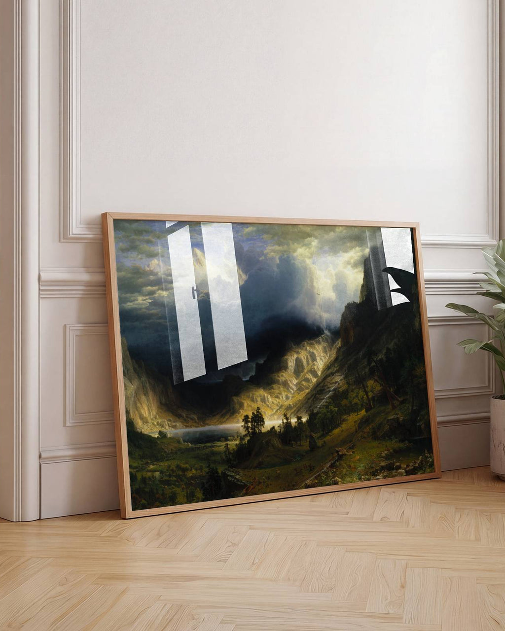 Albert Bierstadt - A Storm in the Rocky Mountains, Mt. Rosalie Poster