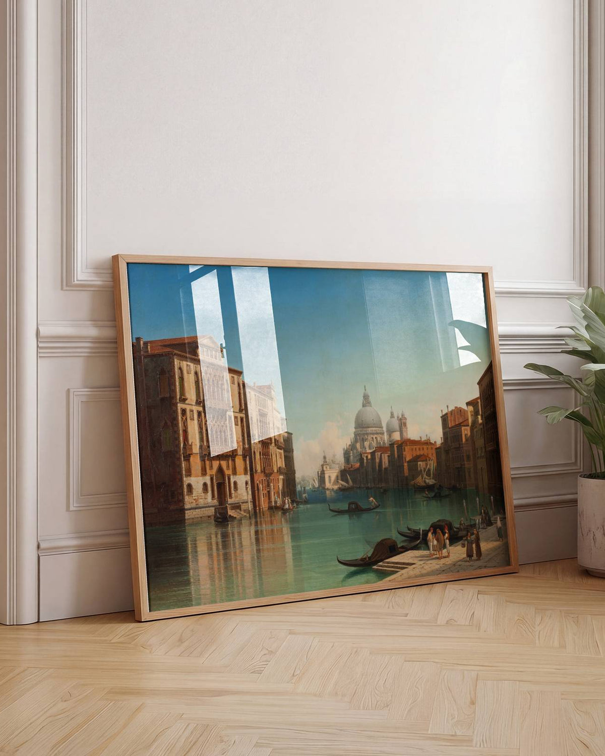 Gustaf Wilhelm - View of Canal Grande in Venice Poster