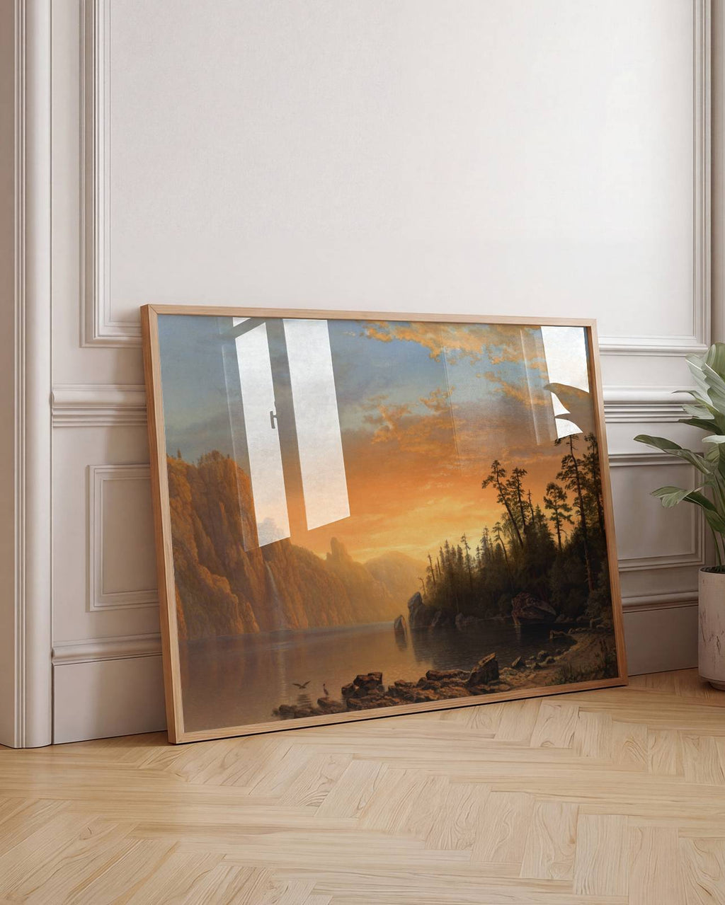 Albert Bierstadt - Sunset in California Poster