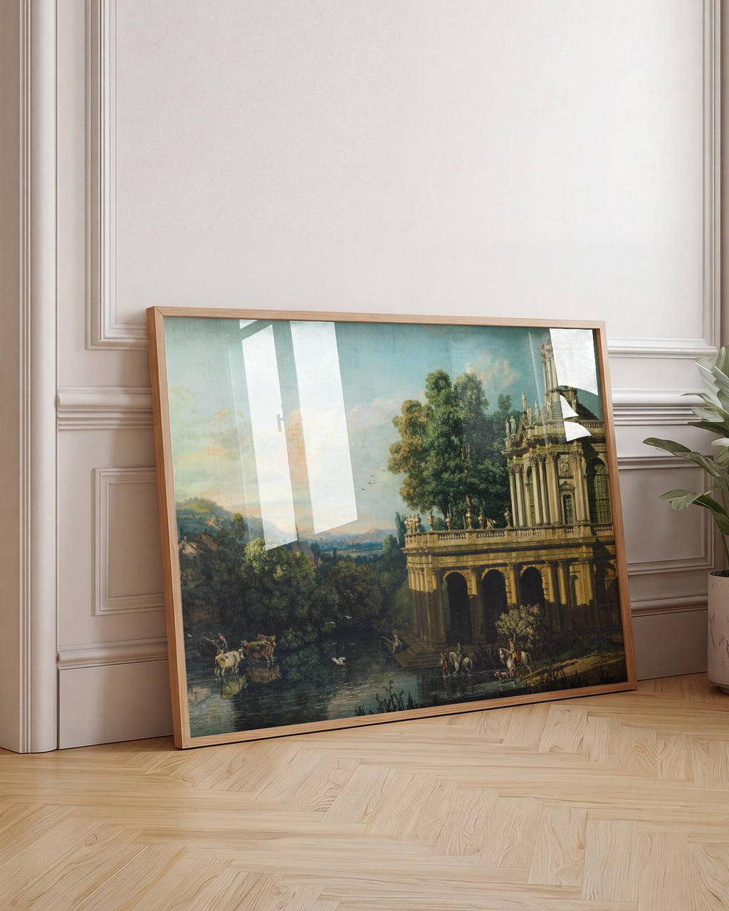 Bernardo Bellotto - Architectural Caprice with a Palace Poster