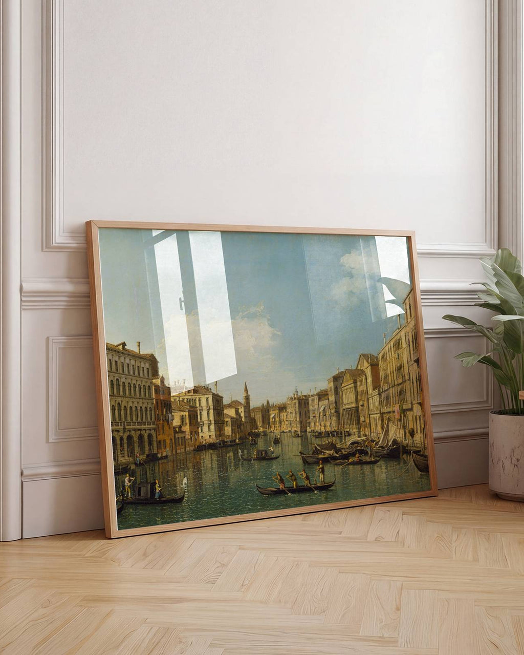 Canaletto - Venice: the Grand Canal from the Palazzo Foscari to the Carita Poster