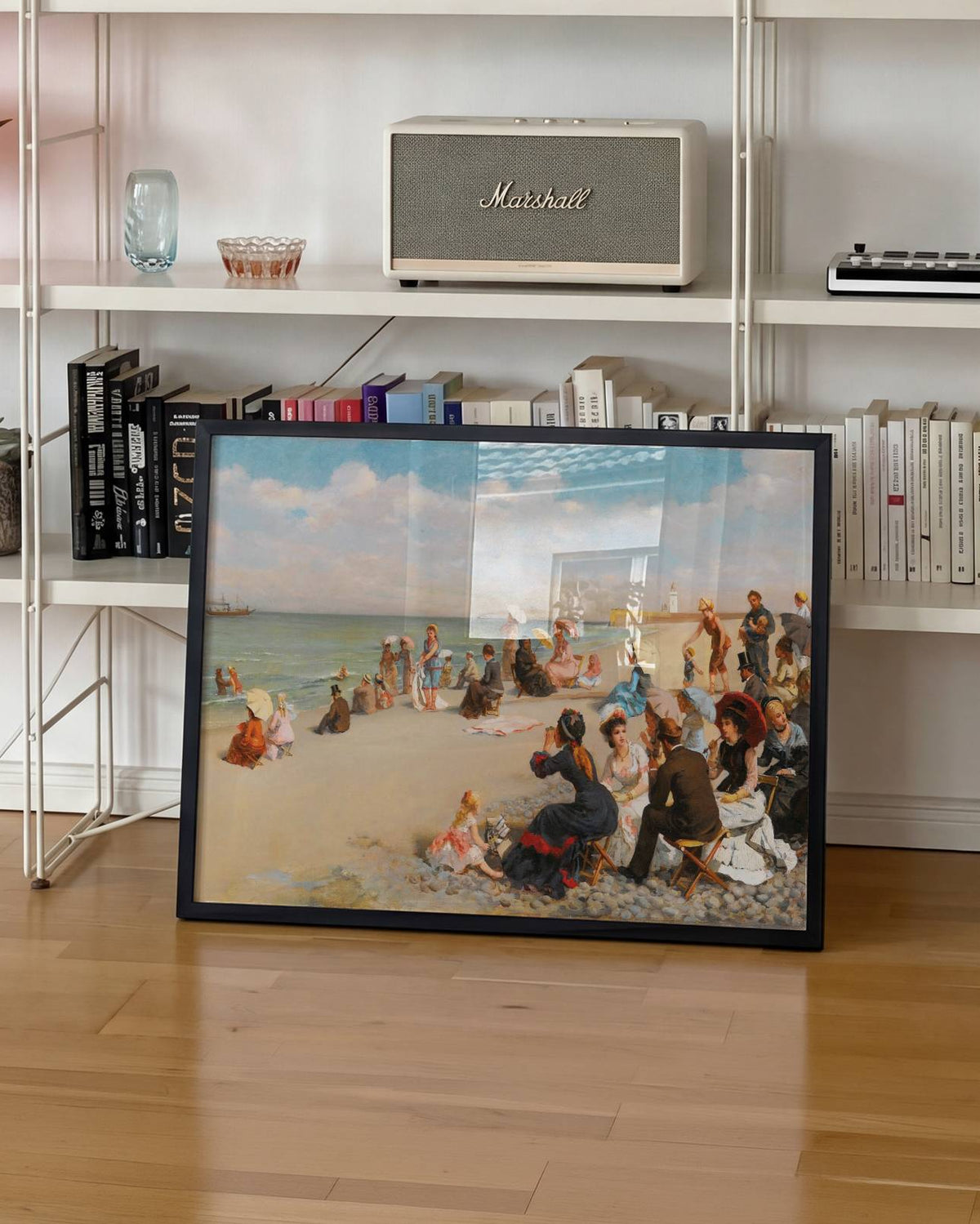 Charles Jean Auguste Escudier - On The Beach Poster