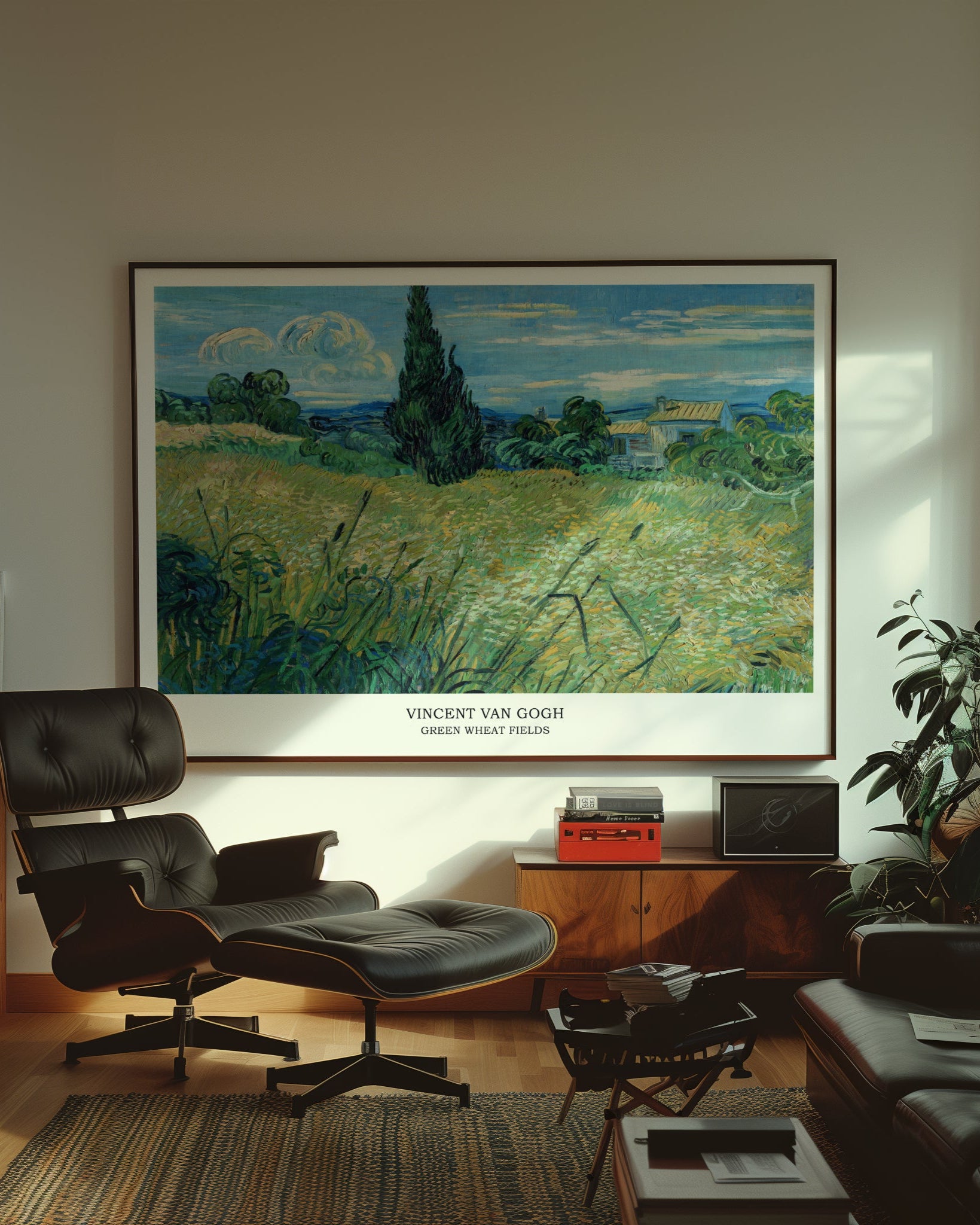 Van Gogh Green Wheat Fields Poster