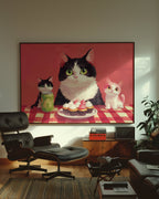 Cat Family Poster