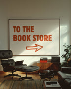 To The Book Store Poster