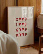 Good Food Good Mood Poster