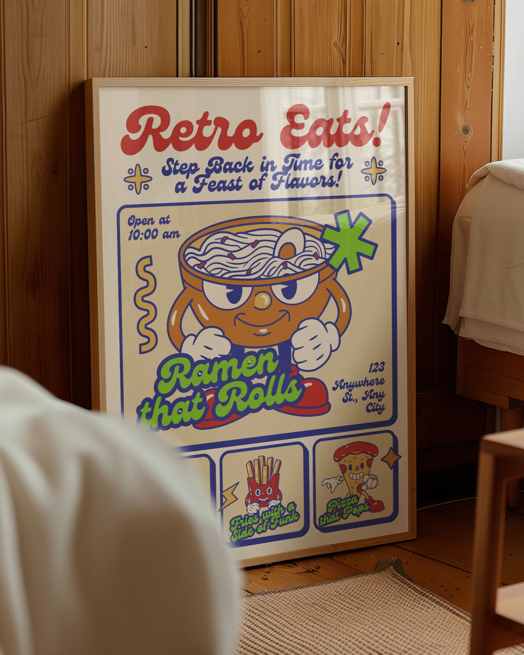 Retro Eats Poster