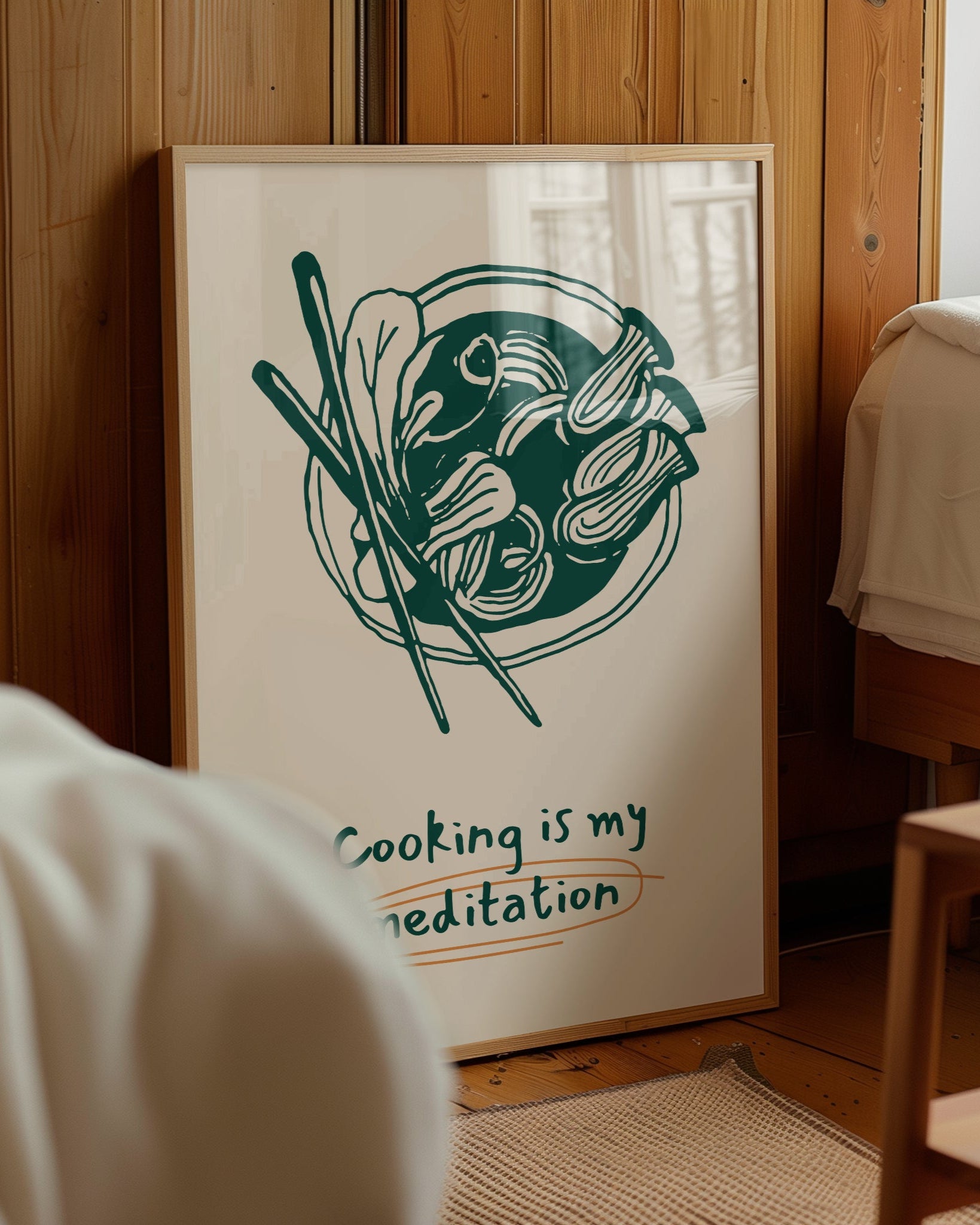 Cooking is My Meditation Poster
