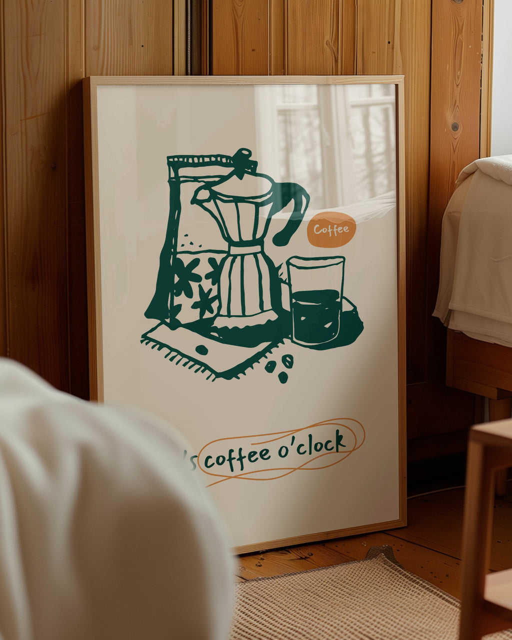 It's Coffee O'Clock Poster
