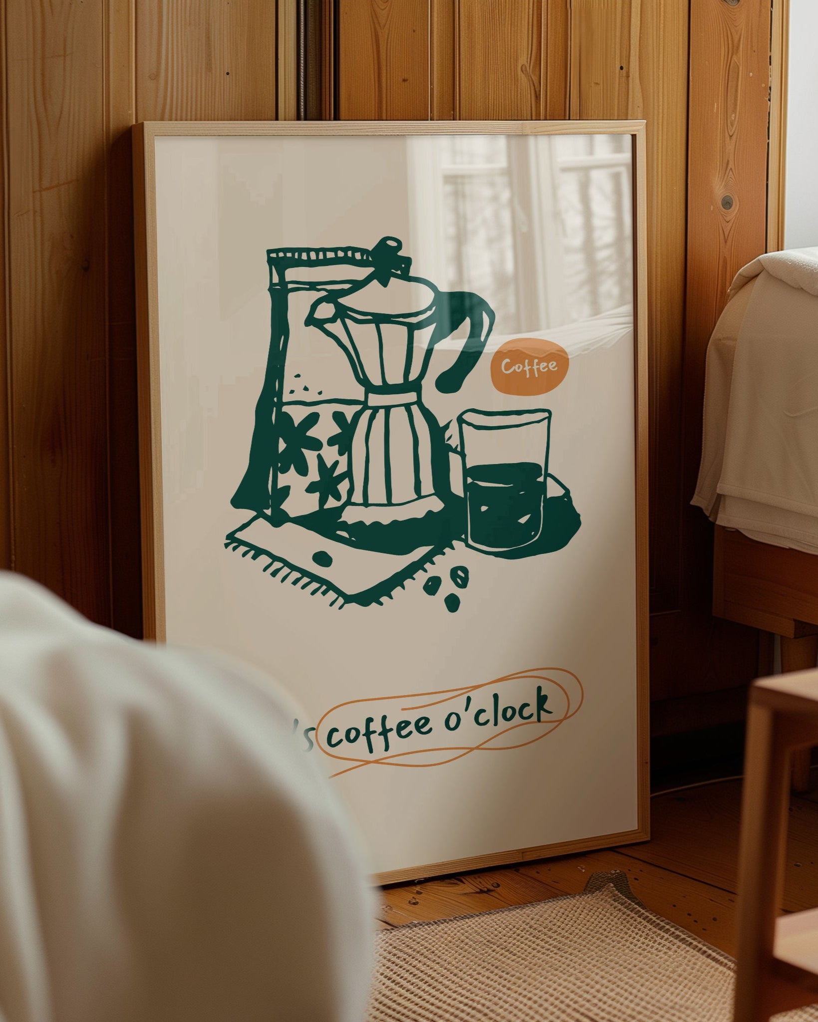 It's Coffee O'Clock Poster