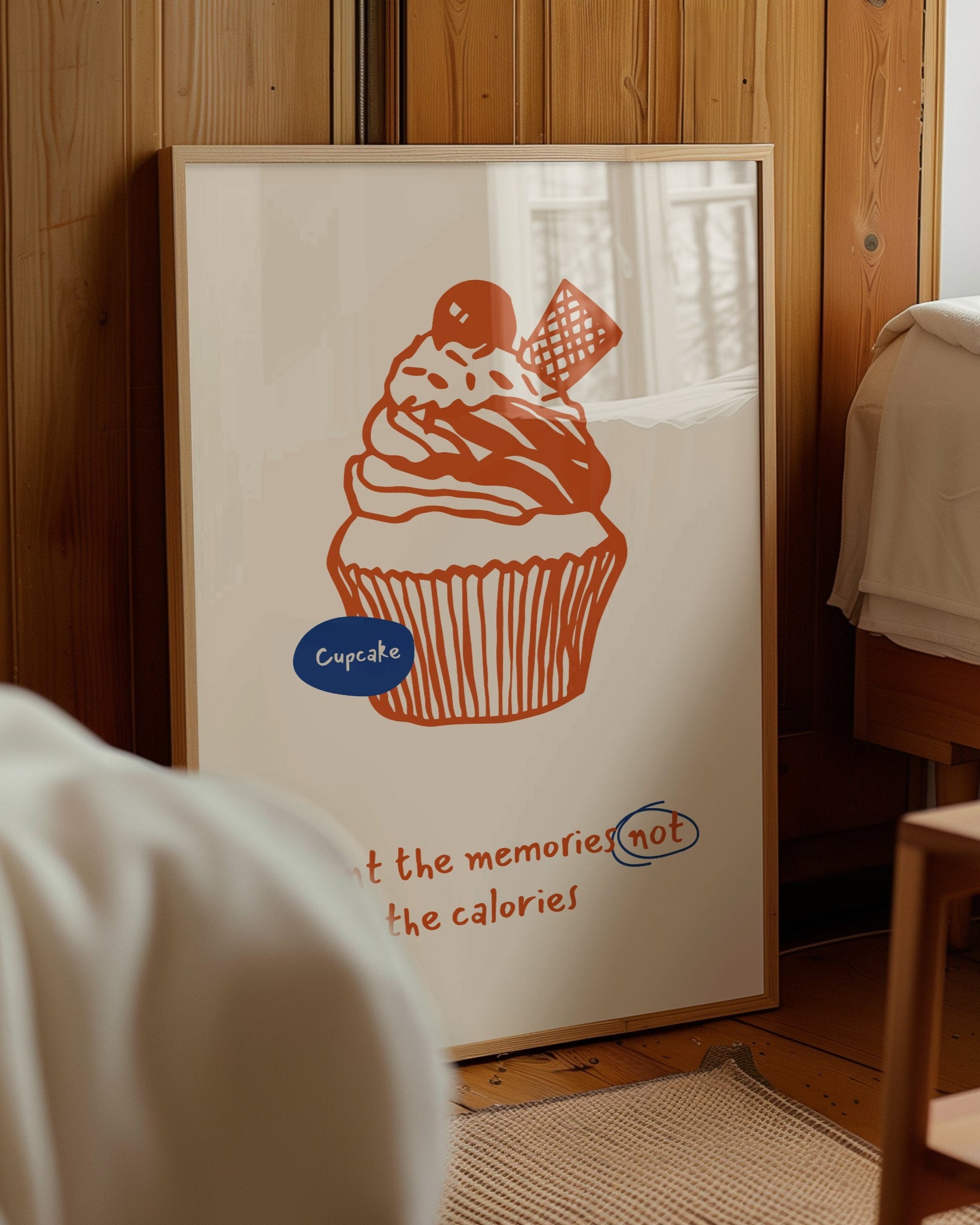 Count the Memories Not the Calories Poster