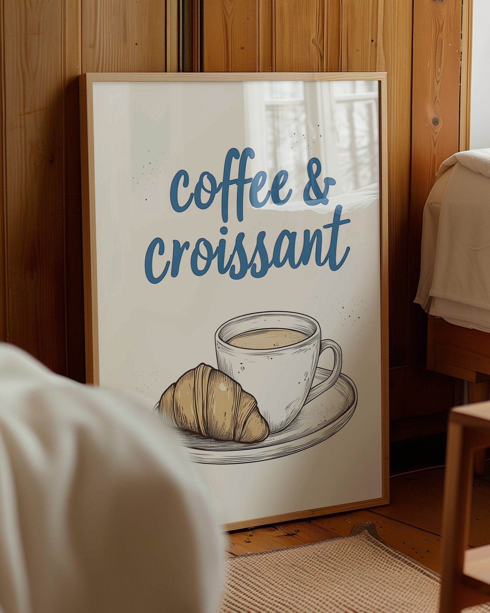 Coffe & Croissant Poster