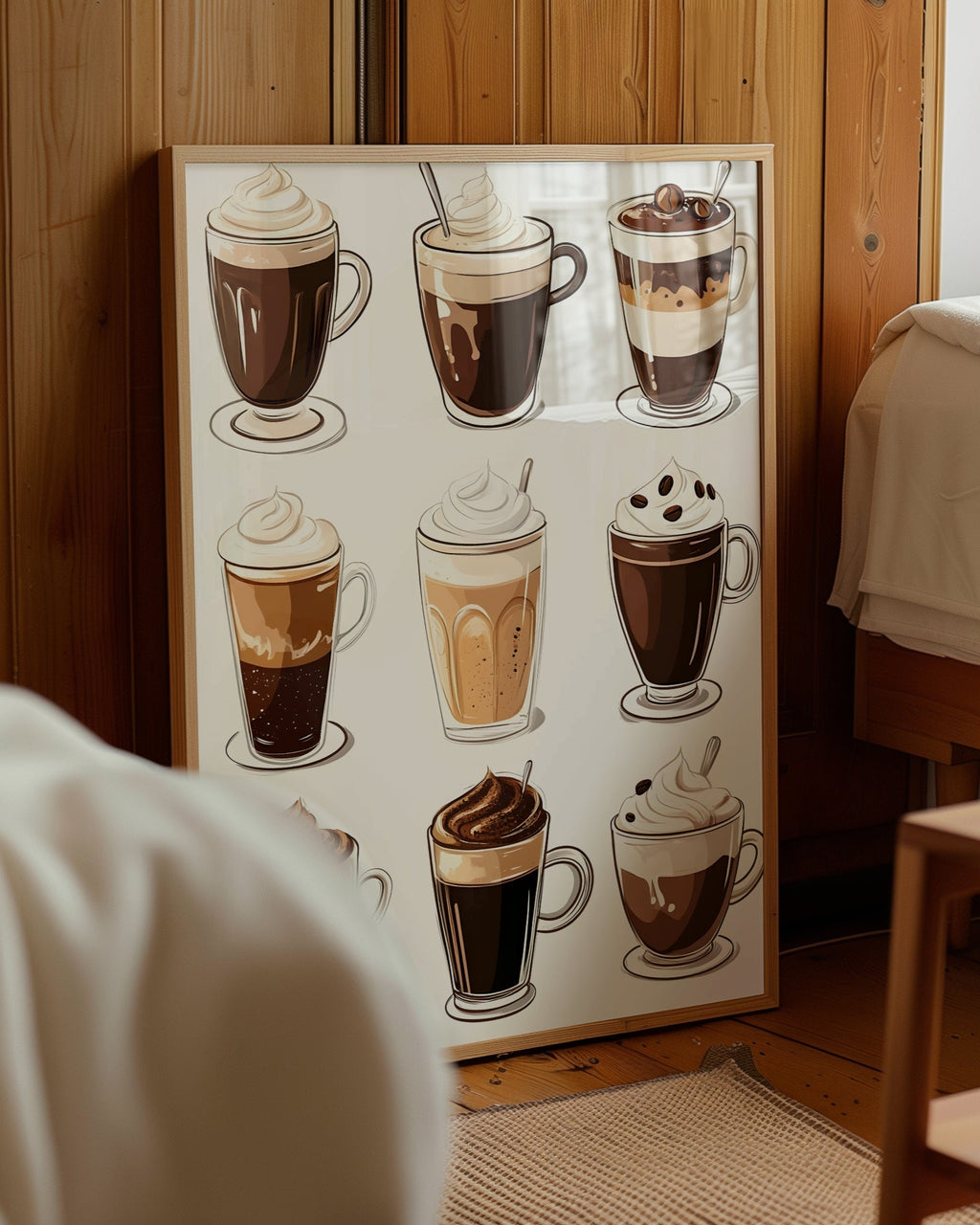 Kremalı Kahve Poster