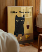 Fine, More Wine Poster