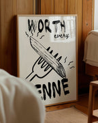 Worth Every Penne Poster