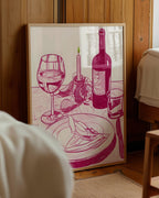 Wine in The Restaurant Poster