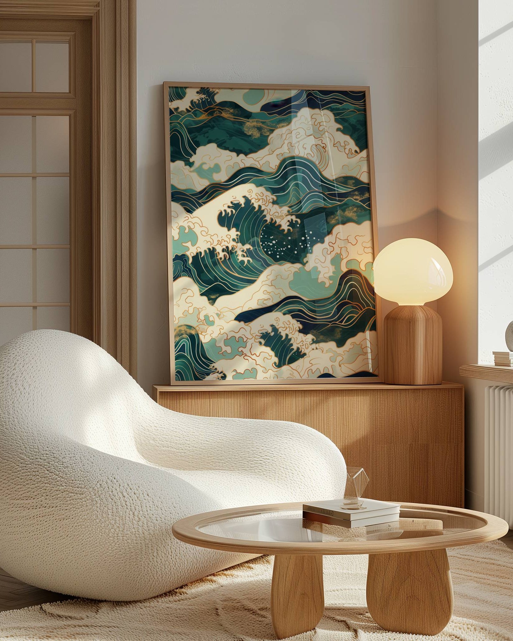 Blue Waves No.2 Poster