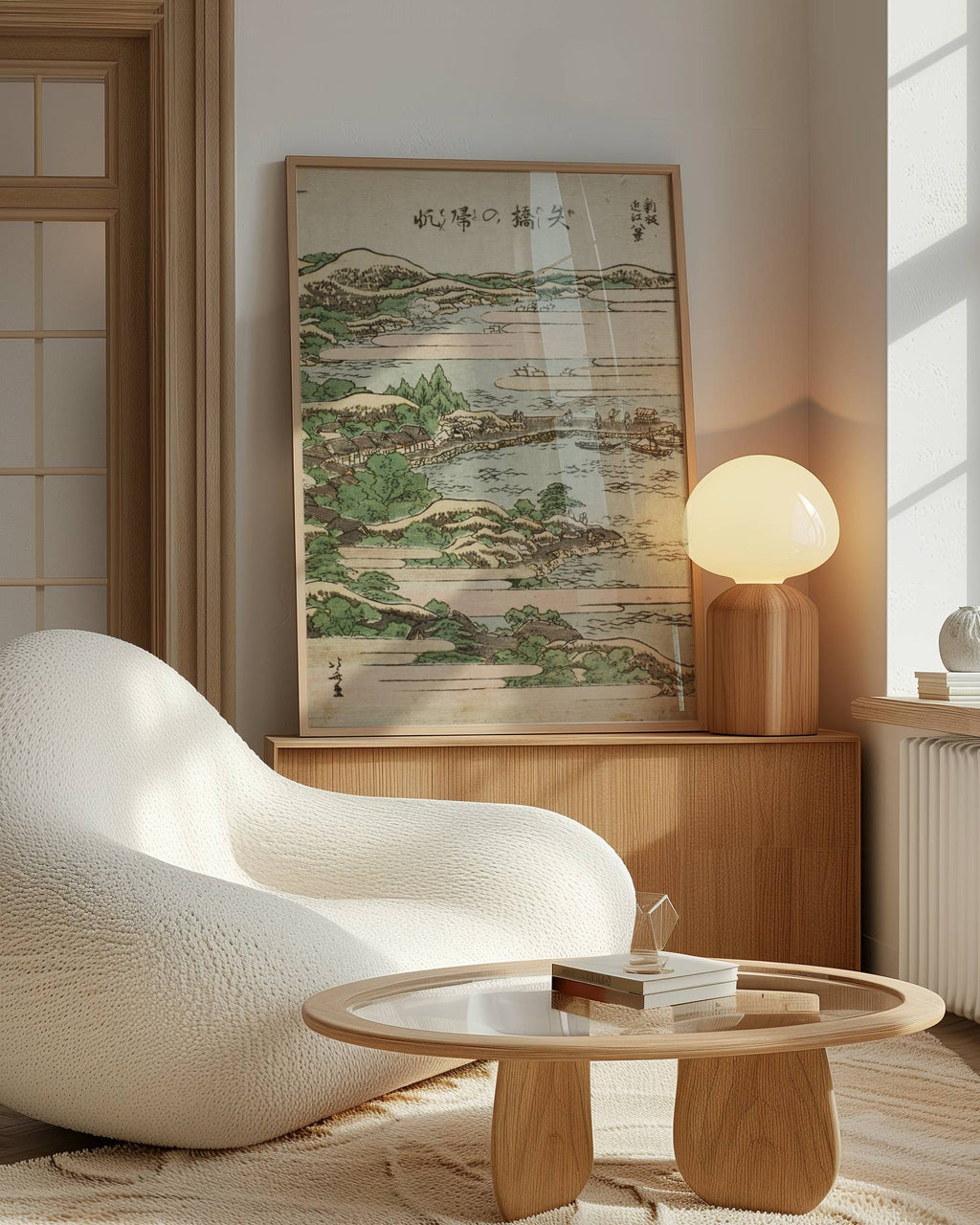 Returning Sails at Yabase Poster