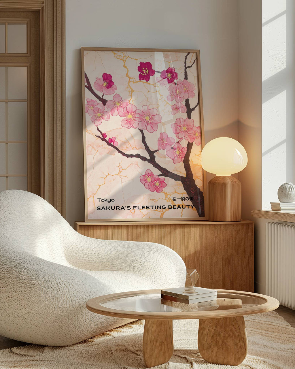 Sakura's Fleeting Beauty Poster