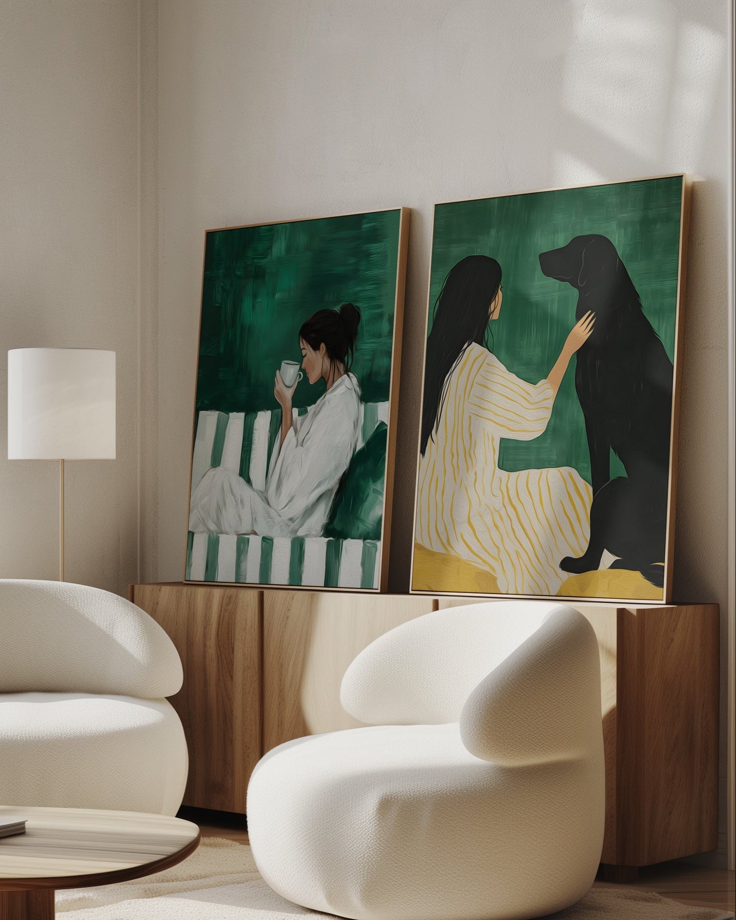 Modern Sanat 2'li Poster Seti