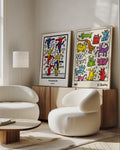 Keith Haring 2'li Poster Seti