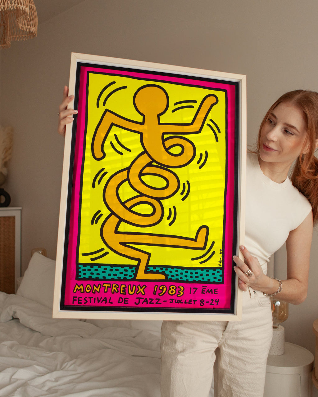 Keith Haring Festival de Jazz Poster