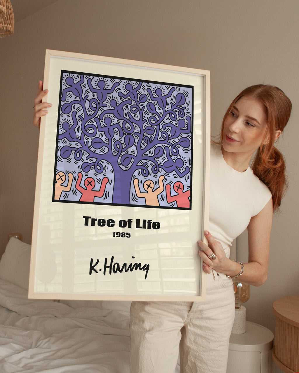 Keith Haring Tree Of Life Poster