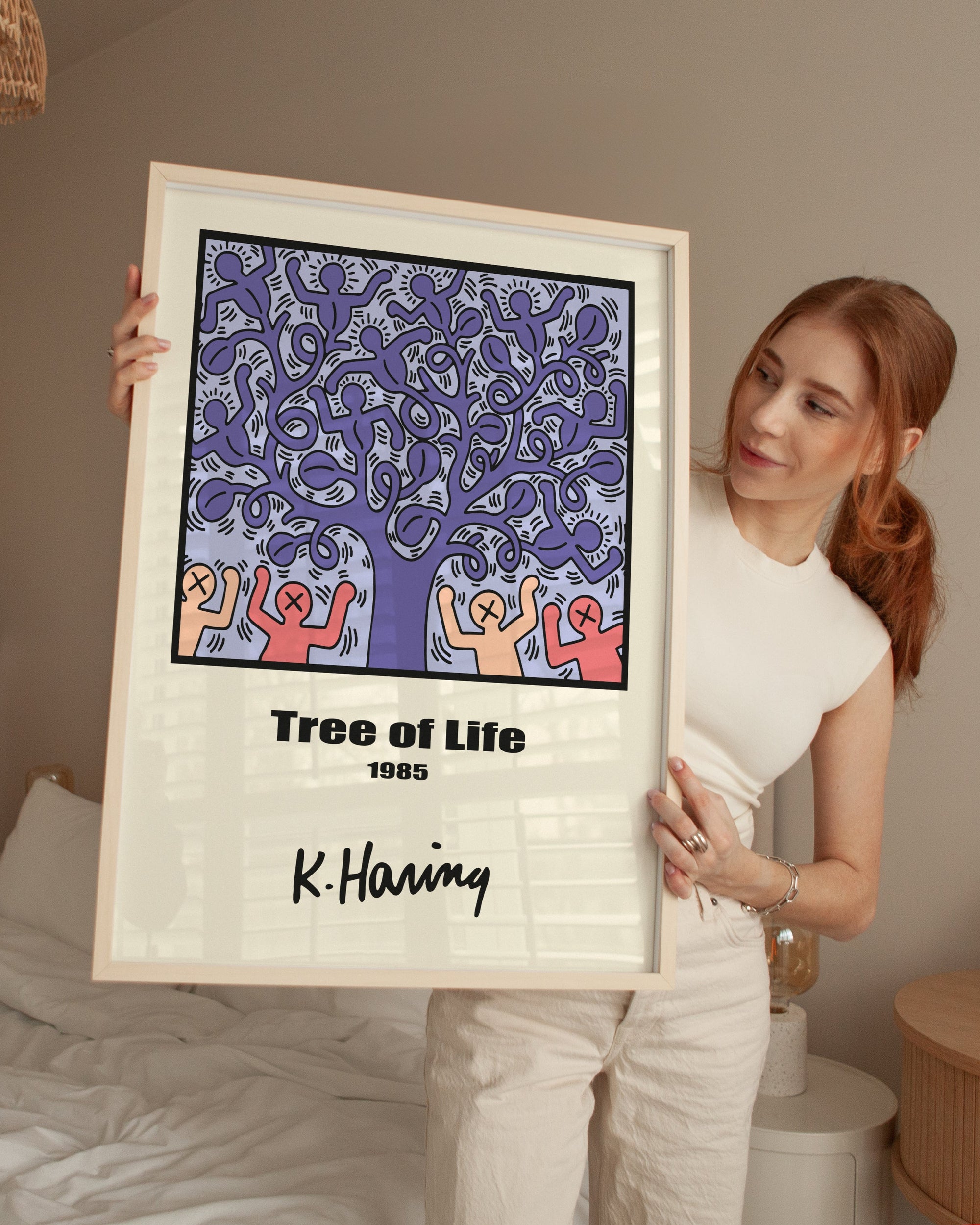 Keith Haring Tree Of Life Poster