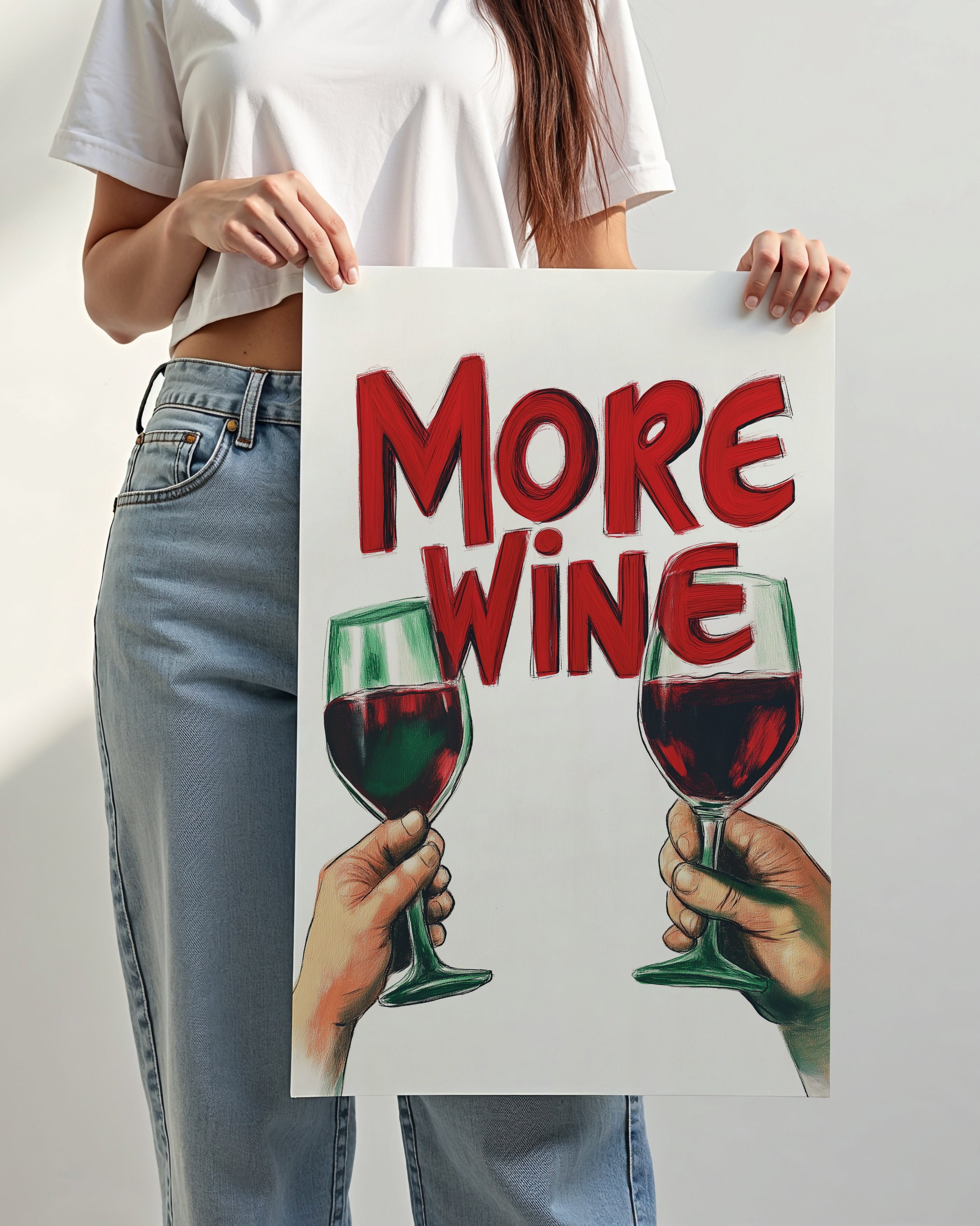 More Wine Poster