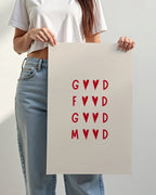 Good Food Good Mood Poster