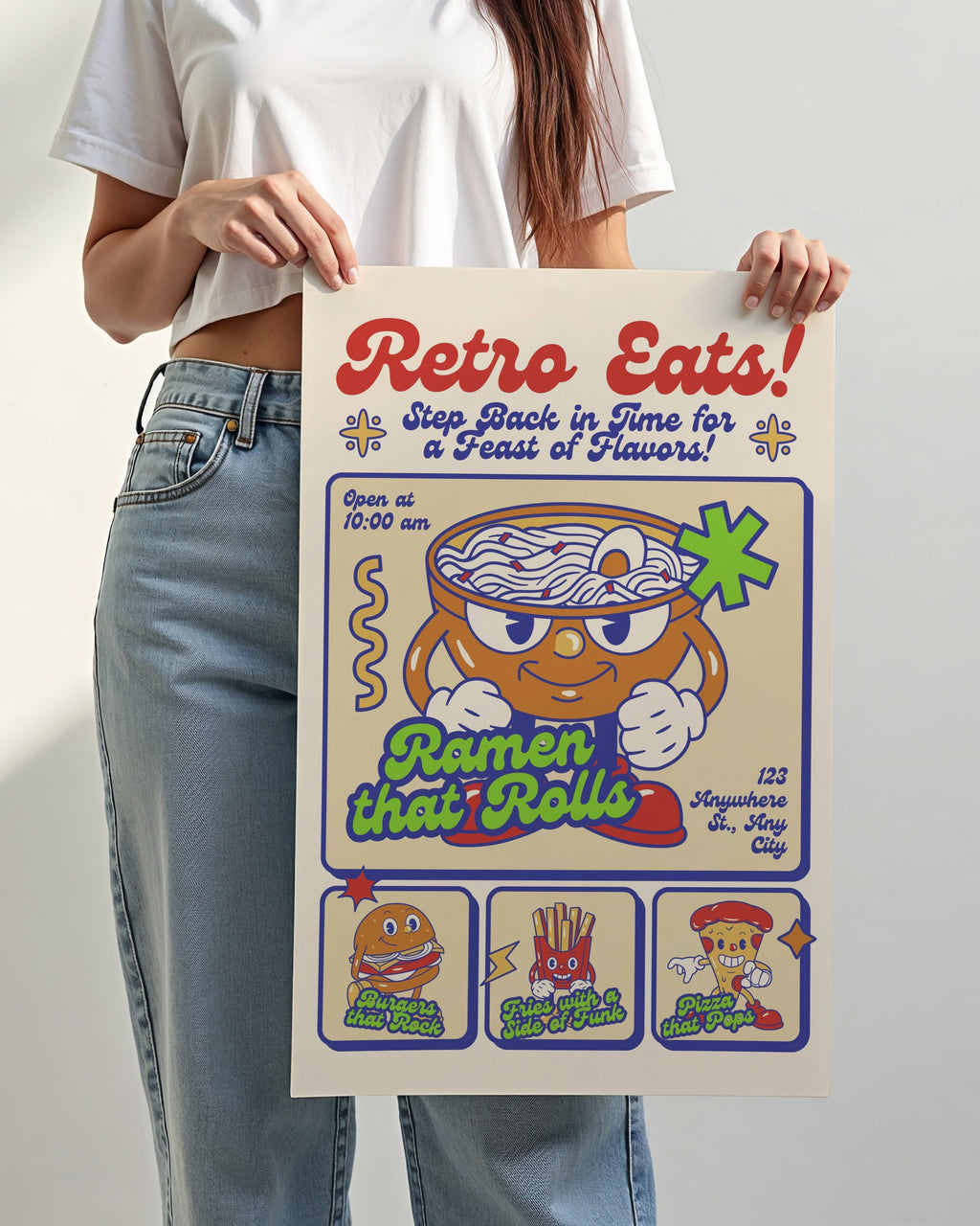 Retro Eats Poster