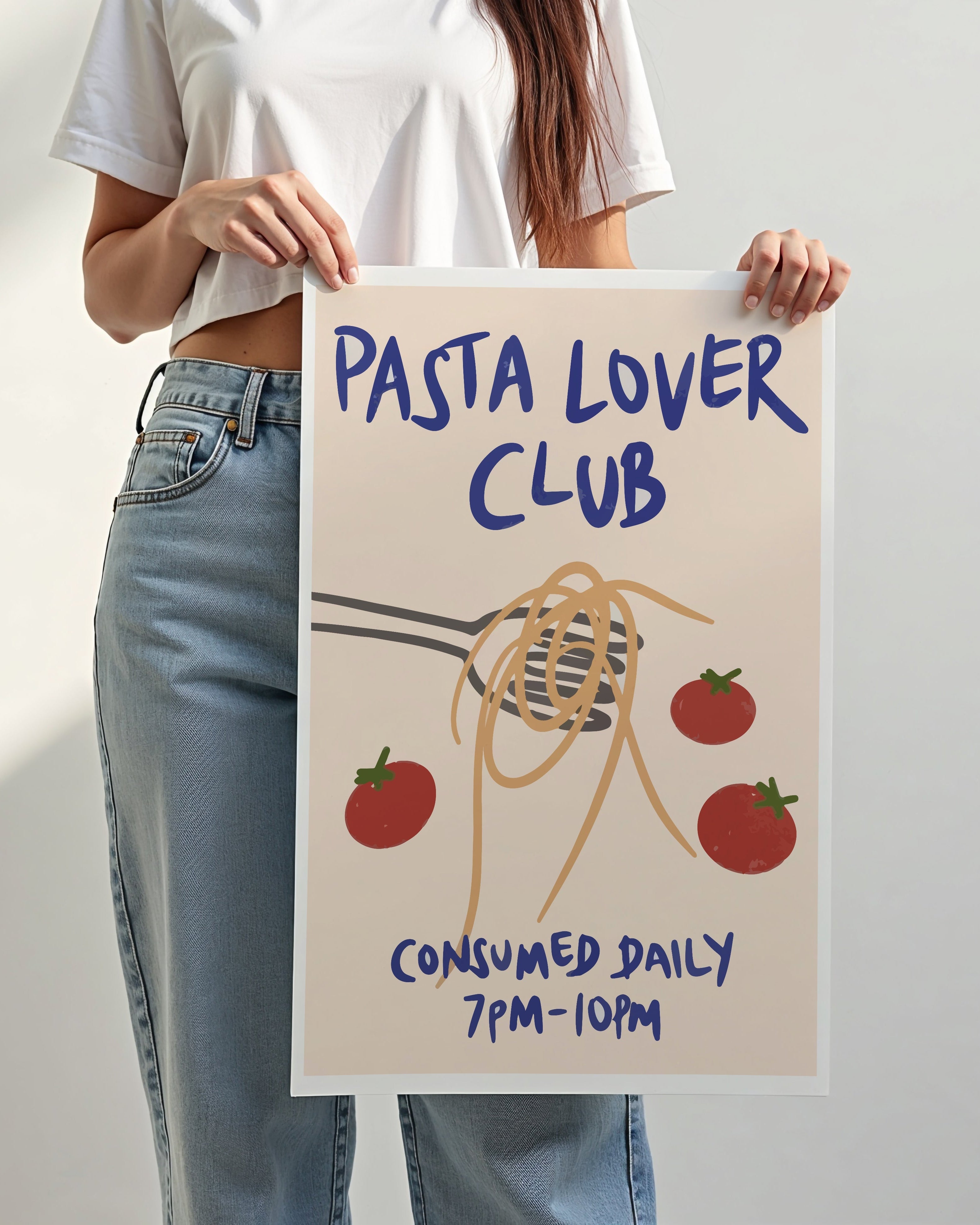 Pasta Lover Club Poster